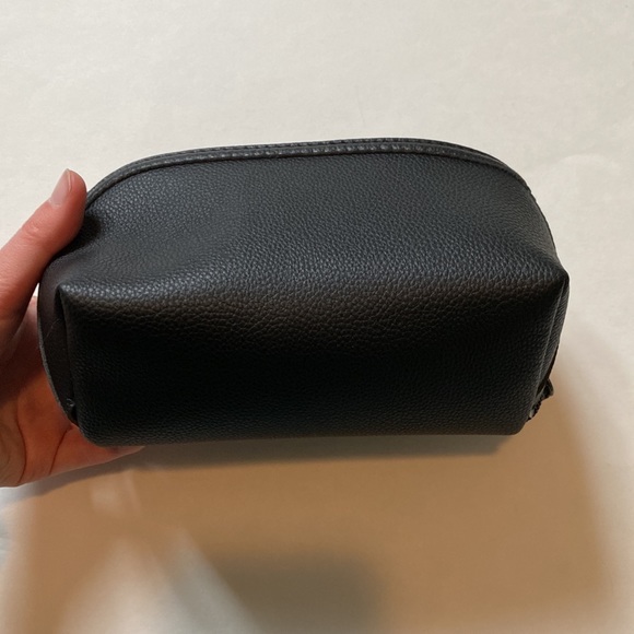 Shinola Black Leather Cosmetic Bag - Picture 4 of 10